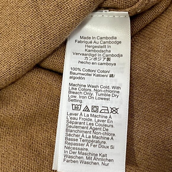 J. Crew Factory Brown Sweater with Pink Heart - Picture 8 of 9